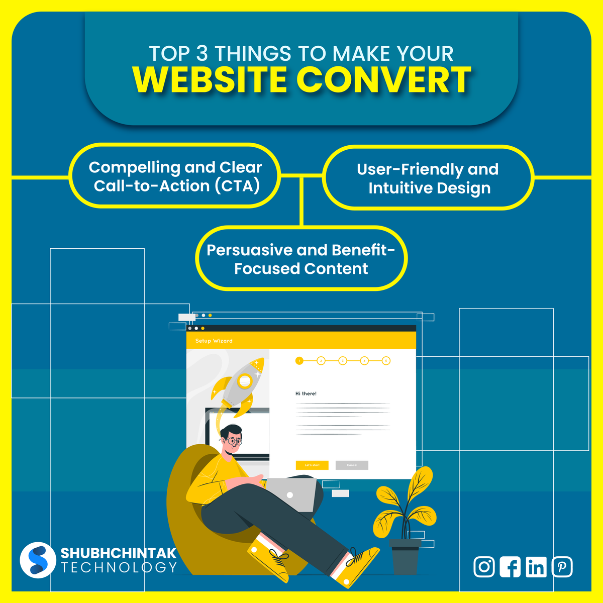 The key to successful website conversion is understanding your audience and delivering what they need.👥🎯 #websiteconversion #CRO #CROtips #startups #onlinebusiness #Shubhchintaktechnology #India #mumbai #pune #webagency