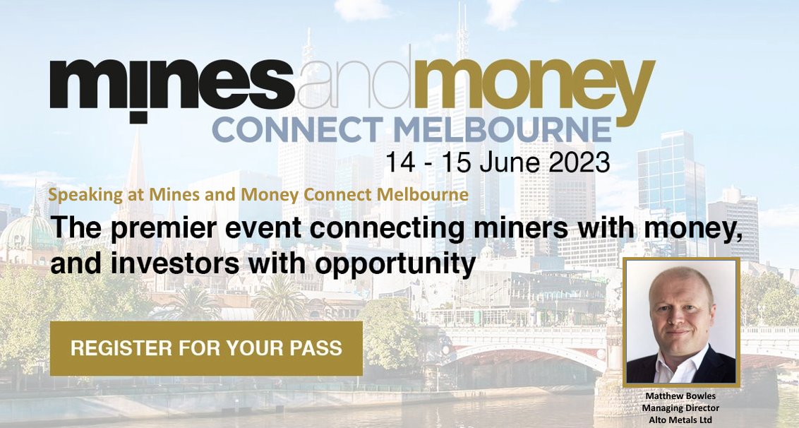 Our Managing Director <a href="/mbowlesau/">Matthew Bowles</a> will be presenting Wednesday 14th 3.10pm AET at <a href="/MinesandMoney/">Mines and Money</a> Connect Melbourne 14-15 June. 

Register now to organise a one-on-one meeting for an update on our Sandstone Gold Project. 

#MinesandMoney #Mining #gold #sandstonegoldproject