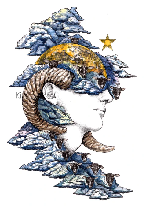 『Black sheep』 #イラスト