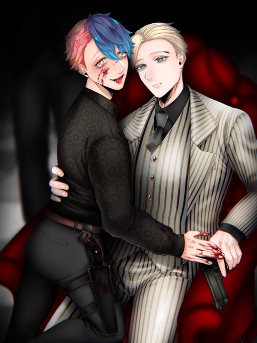 今回のと過去の彼隷イラスト一緒に載せちゃお #彼隷 #創作BL