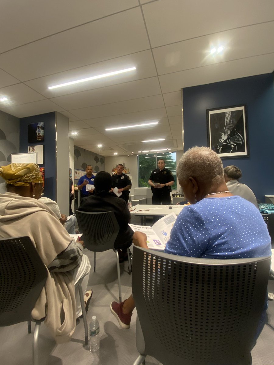TheLVTA's tweet photo. While we are sad to say goodbye to Detective Smith and Officer Pena, we are looking forward to developing our relationship with our new NYPD liaisons and go-to resource, Sector C's Neighborhood Coordination Officers (NCOs), Officer Antipina &amp; Officer Medina of the 23rd Precinct! https://t.co/QHZMKjE3qc