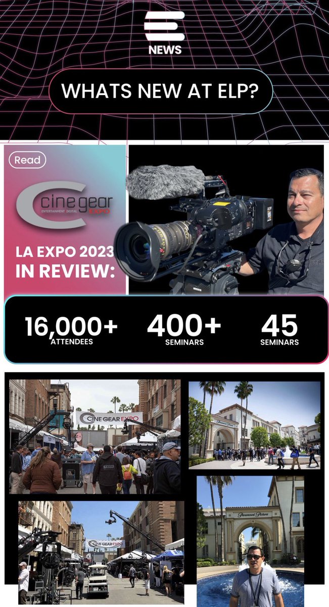 Cine gear expo LA .
