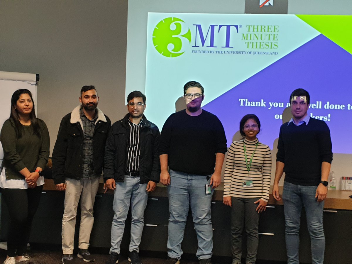 So impressed by the communications skills of this year #3mthesis PhD students at Burwood, and so proud that my student @IsuriNPerera has been selected for the next round