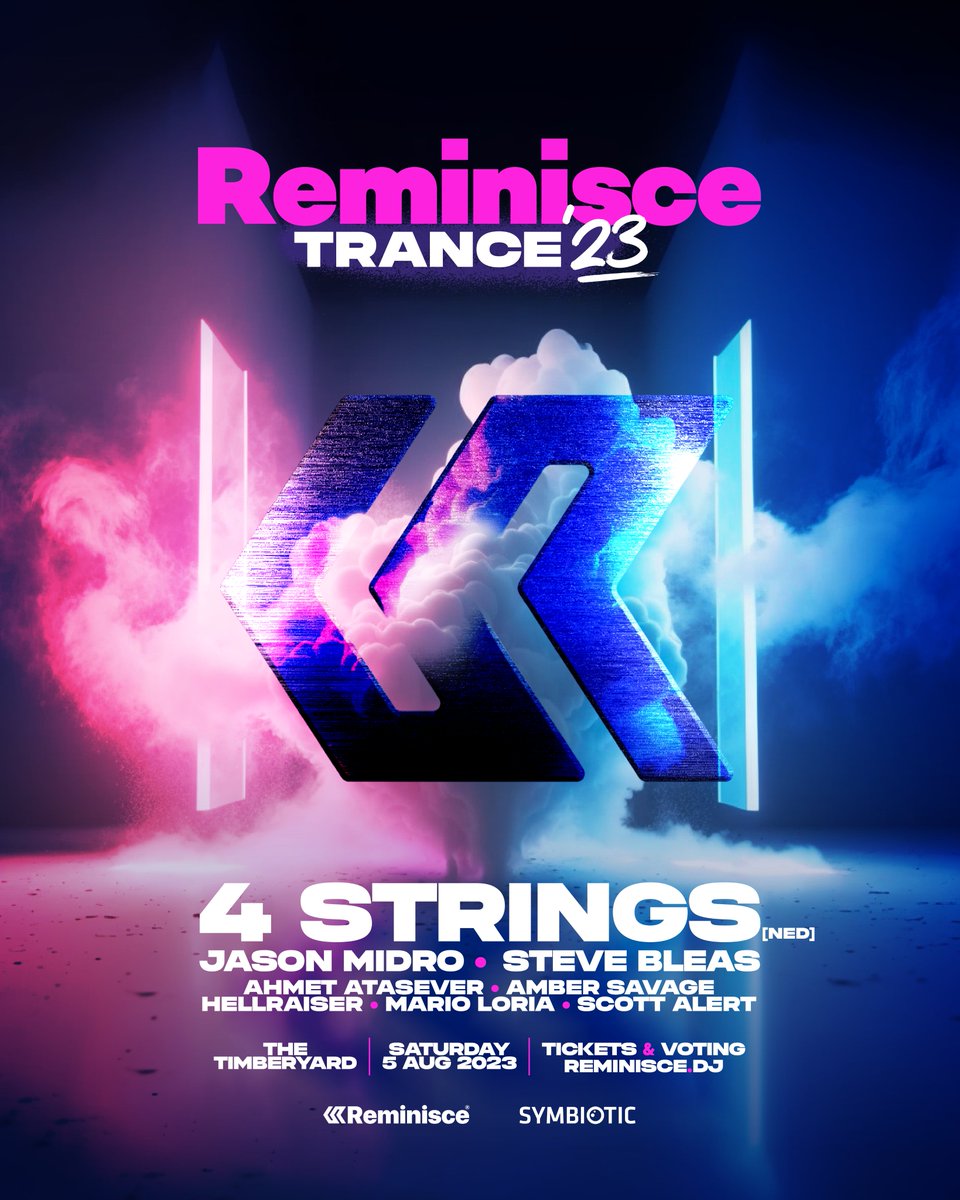 Reminisce Trance is back for 2023! Sign up for presale tickets arep.co/p/rem-trance-23

Joining us all the way from the Netherlands are legendary trance group 4 Strings, alongside a monster lineup of Australian trance royalty over two stages.