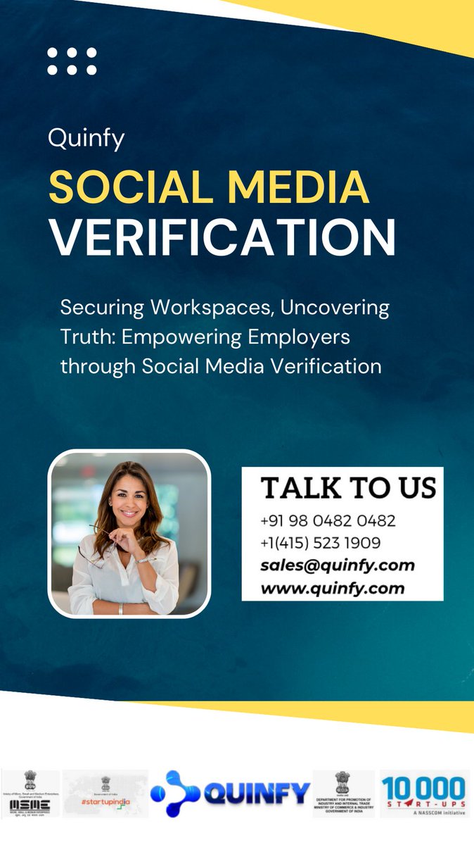 quinfy's tweet photo. #BGV #backgroundscreening #backgroundverificationcompanies #backgroundchecks #humanresource #employmentcheck #freebackgroundcheck #employeeonboarding #exemployeeverification #hroutsourcing #exitprocess #background #verification #backgroundverification https://t.co/XNHGXBKKaY