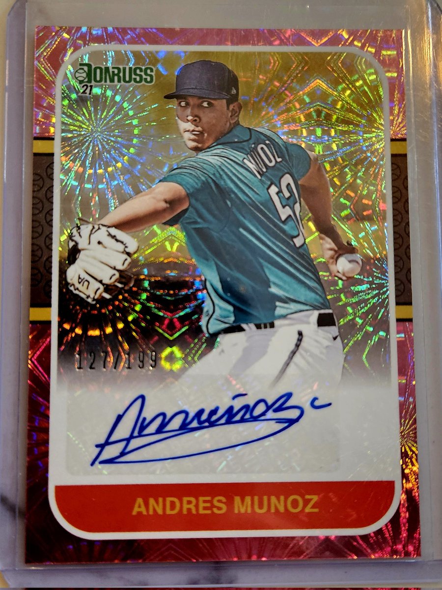 Let's celebrate the return of #AndresMunoz and get the GOOD VIBES going with a Munoz auto giveaway! 🥳
RT to be entered! Winner picked and announced after 100 RTs, so RT! 🔥
#GoMariners #SeaUsRise #GoodVibesOnly #Mariners