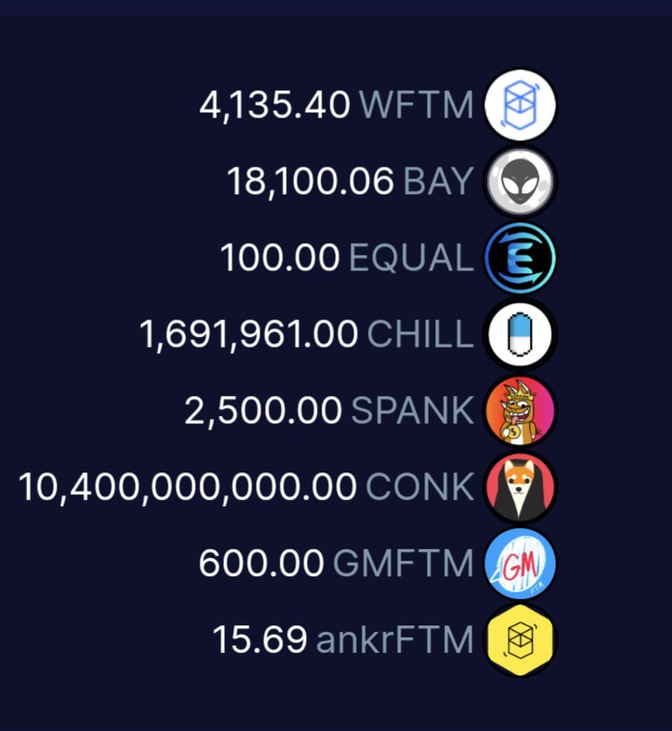 If you ever wondered how many coins you can use for bribes on <a href="/Equalizer0x/">Equalizer 🌊</a>  , the answer is 8.

<a href="/moon_masters/">aaron puig</a> $BAY $GMFTM #WFTM $FTM $EQUAL $SPANK $CHILL $ANKR #CRYPTO