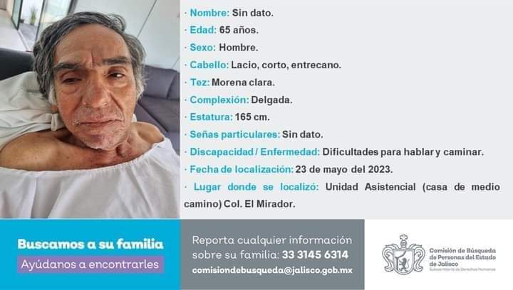 Ella se encuentra extraviada y necesita encontrar a su familia.

Por favor ayuda a compartir para que la información llegue a alguien de su casa, o a personas que le conozcan.