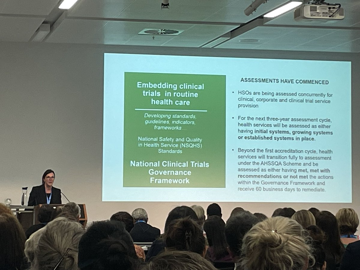 We are finally ‘embedding’ clinical trials into routine health care… thanks to the National Clinical Trials Governance Framework - safetyandquality.gov.au/standards/nati… #2023ARCS @ARCSAustralia
