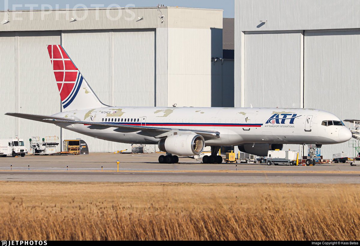 FlconEYES's tweet photo. #N754CX Boeing 757-2Y0(C)
Air Transport International (ATI) #USTransportationCommand
Departed from #PIARCO (https://t.co/b2WpXNZPhw)
#PlaneAlert #AvGeek #ADSB #Aviation #OSINT #7Jun https://t.co/6AQ3yNd5S1