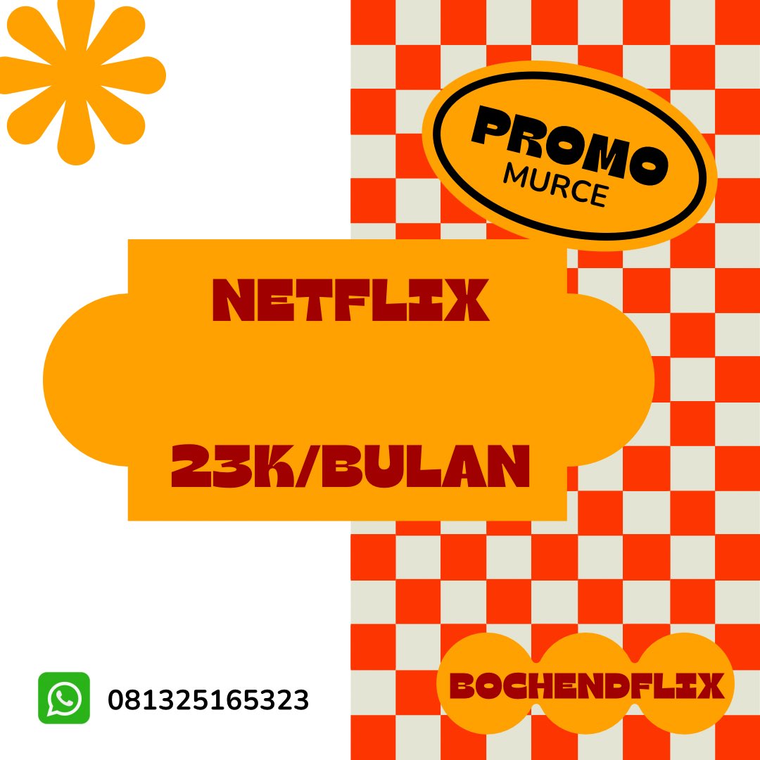 boochenndd_'s tweet photo. CEPAT BANTU AKU BIAR BISA BELI WULINGG. LAGI PROMO NIHH BUSEET MURAH AMAAAATTT. Order / nanya2 doang jg boleh dah langsung ke https://t.co/2P6VVHCkh3

Jual netflix murah &amp; app lain🔥#jualnetflix #zonauang #netflixmurah #jualan https://t.co/CbMAQRdawn