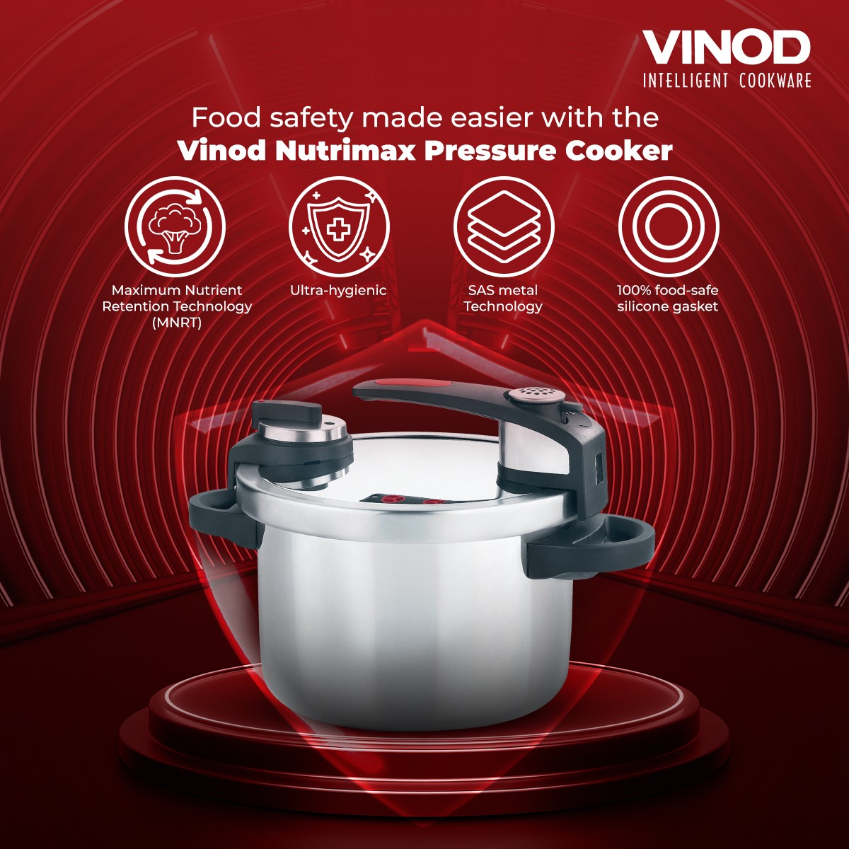 Vinod_Cookware's tweet image. As people are growing more mindful about what they consume, it is important to check how the food you eat is made.

Ensure every meal you cook is safe and full of nutrients with the Vinod Nutrimax Pressure Cooker.

#VinodIntelligentCookware #CookHealthyCookJaldi #MakeMagicHappen