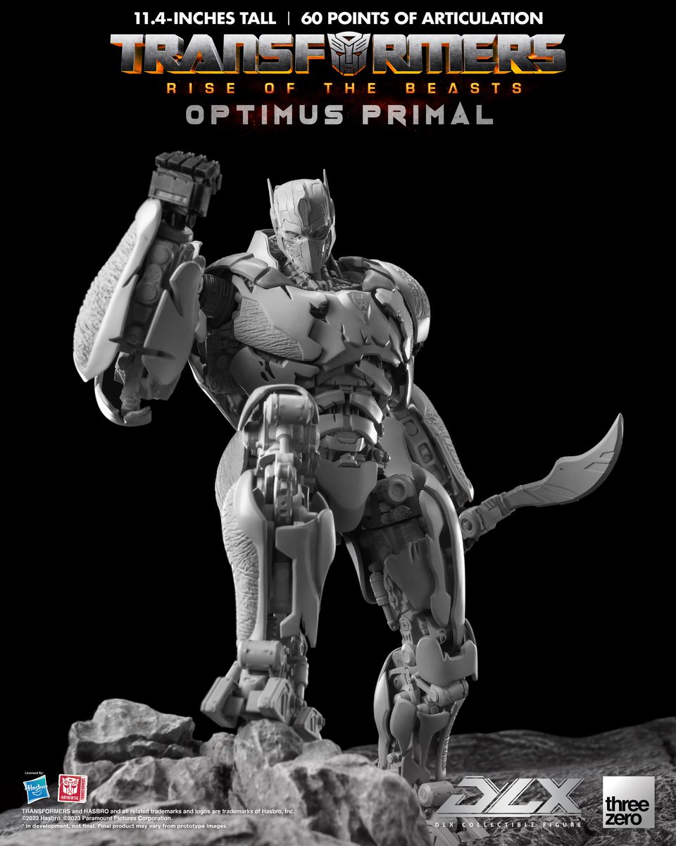 Transformers: Rise Of The Beasts threezero DLX Optimus Primal Prototype Official Images news.tfw2005.com/2023/06/07/tra…