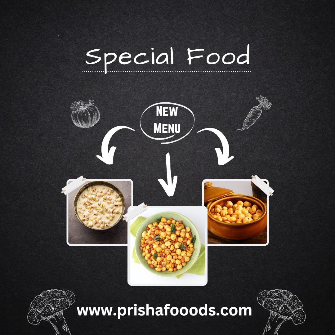 prishafoods's tweet image. #Makhana, also known as #foxnuts or lotus seeds, is a popular ingredient in Indian cuisine. It is often used in both sweet and savoury dishes. Some makhana recipes are #MakhanaPalakCurry, #Makhanakheer #roastedmakhana, and #Makhanasalad.
#Enjoy delicious makhana recipes.