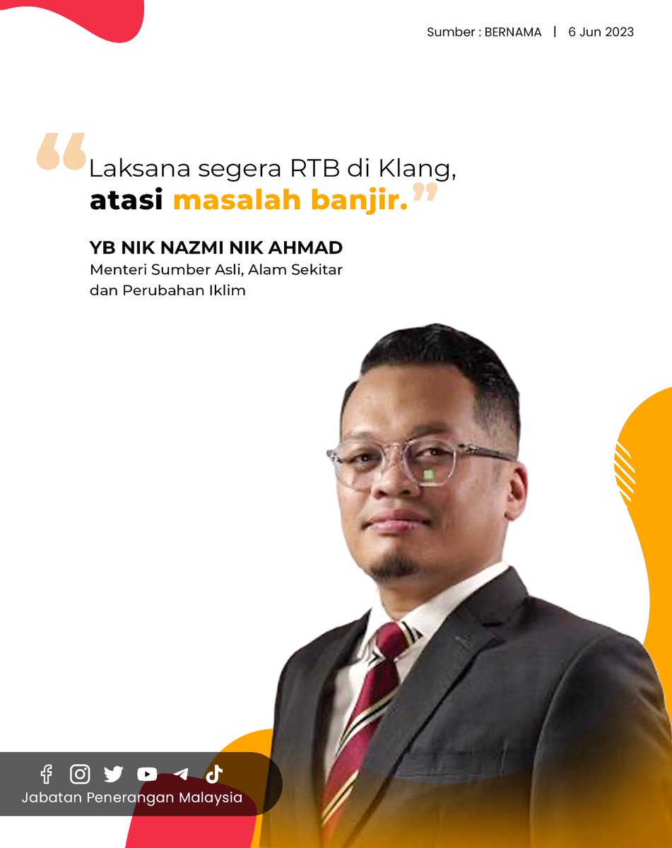 Menteri Sumber Asli, Alam Sekitar dan Perubahan Iklim, YB Nik Nazmi Nik Ahmad berkata, cadangan penyelesaian jangka masa pendek pula adalah dengan meningkatkan kekerapan penyelenggaraan sistem saliran kawasan tersebut.

#MalaysiaMADANI
#JabatanPenerangan