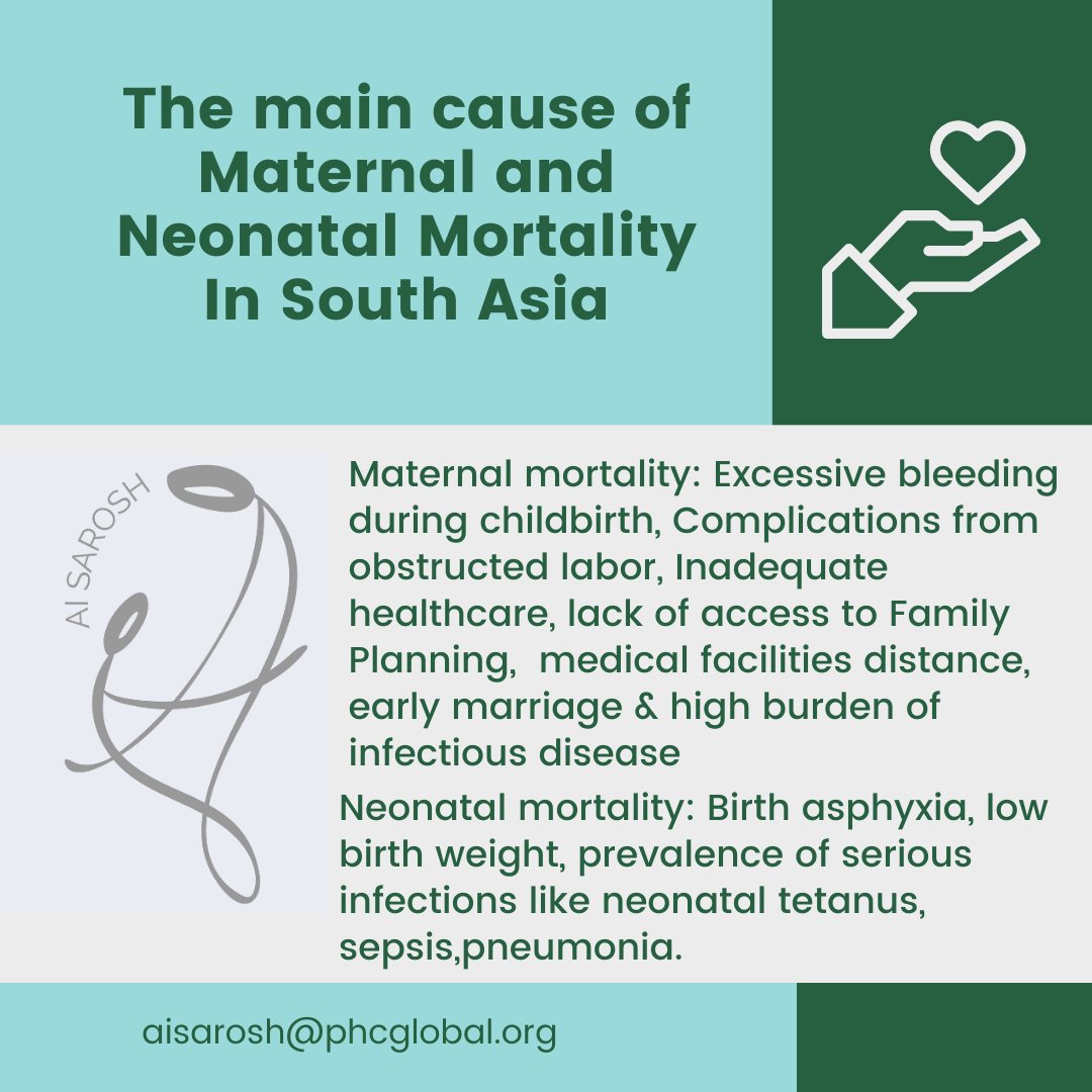 Promoting health along the whole continuum of pregnancy, childbirth and postnatal care is cruical. 
#reproductivehealth #maternalhealth #maternalwellbeing #neonatalcare #southasia #AI #aiforhealth #maternalmortality #neonatalmortality