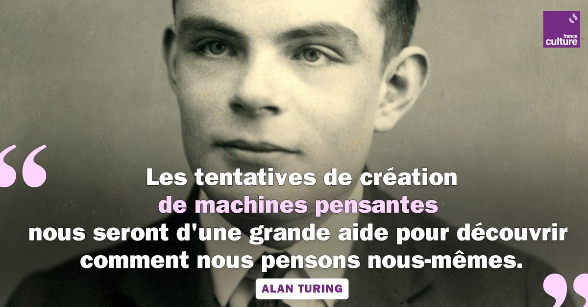 7 juin 1954 : mort du génial et énigmatique Alan Turing. Mathématicien, casseur des codes nazis, théoricien de l’informatique, poursuivi pour homosexualité avant de disparaître en croquant dans une 🍎 au cyanure… Découvrez Alan Turing au-delà du mythe
➡️ l.franceculture.fr/2cB