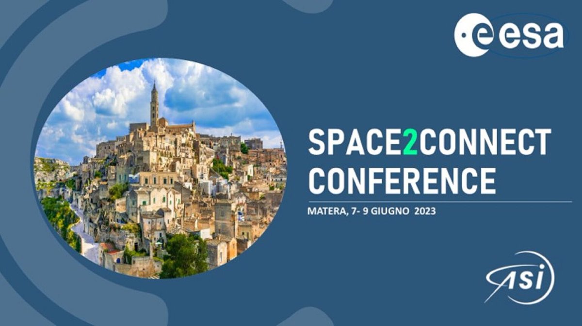 Al via @esa #Space2Connect, la conferenza ospitata a Matera dedicata all'intera catena del valore delle telecomunicazioni satellitari 🛰️@ESA_Italia @Space4Europe

Segui la diretta su AsiTv dalle ore 14
asitv.it/media/live/can…