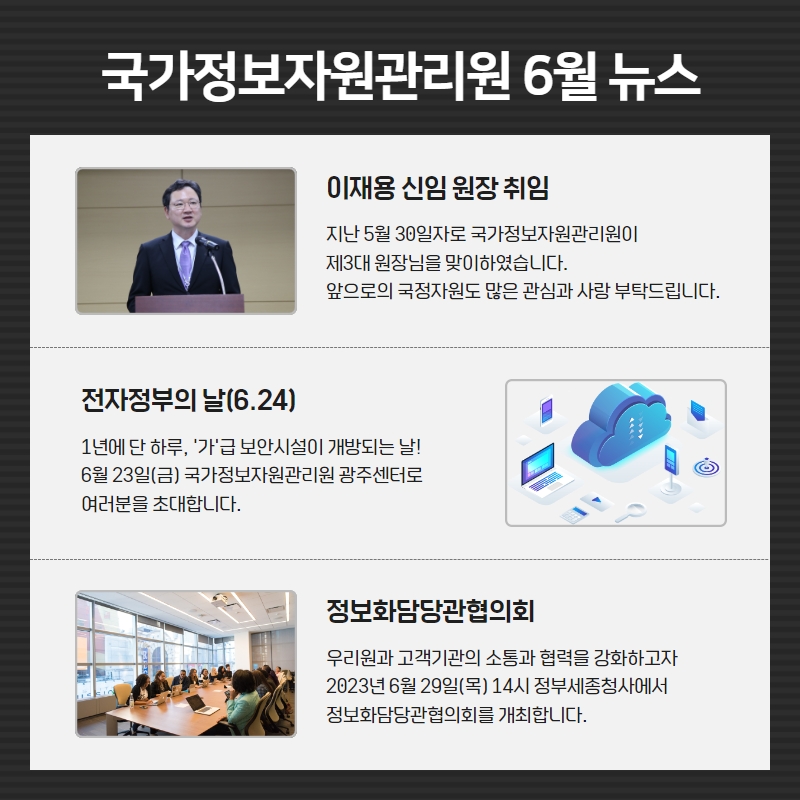smartnirs's tweet photo. 안녕하세요 😀

국가정보자원관리원 6월 카드뉴스가 발행되었어요. 
6월에도 이벤트 참여자 분들 중 10명을 추첨하여 커피 쿠폰을 보내드리오니 많은 관심과 참여 부탁 드려요. 감사합니다 😍 https://t.co/AOsUXkXdrr
