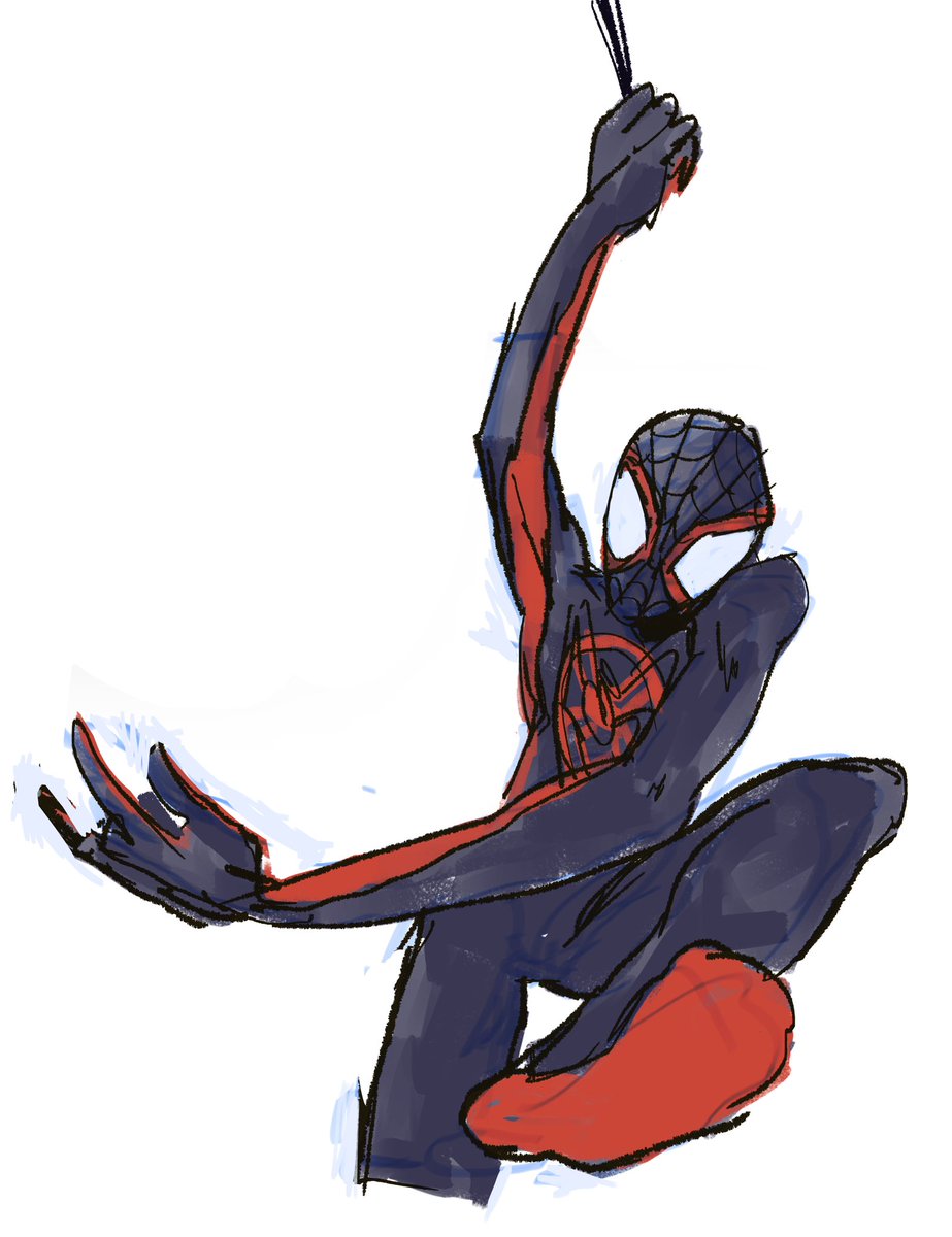 THANK U FOR THE LOVE ON MY WEB SLINGER ART HERE ARE SOME MORE SKETCHY SPIDERS (hobie coming soon he requires more intensive comprehension) #AcrossTheSpiderVerse