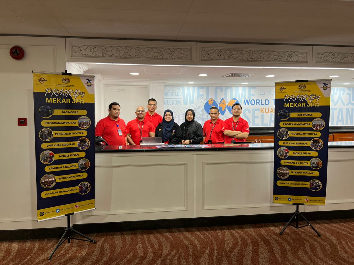jpnwpkl's tweet photo. Temui reruai @jpn_kualalumpur dalam Program MEKAR yang berlangsung selama 4 hari bermula pada 7 sehingga 10 Jun 2023 di pekarangan @wtcklofficial
#JubliIntanJPN
#75TahunJPN
#ProgramMEKAR
#AmanahCekapMesra
@saifnasution
@kpjpnm
@jpnhqofficial https://t.co/pqddMZ9ET6