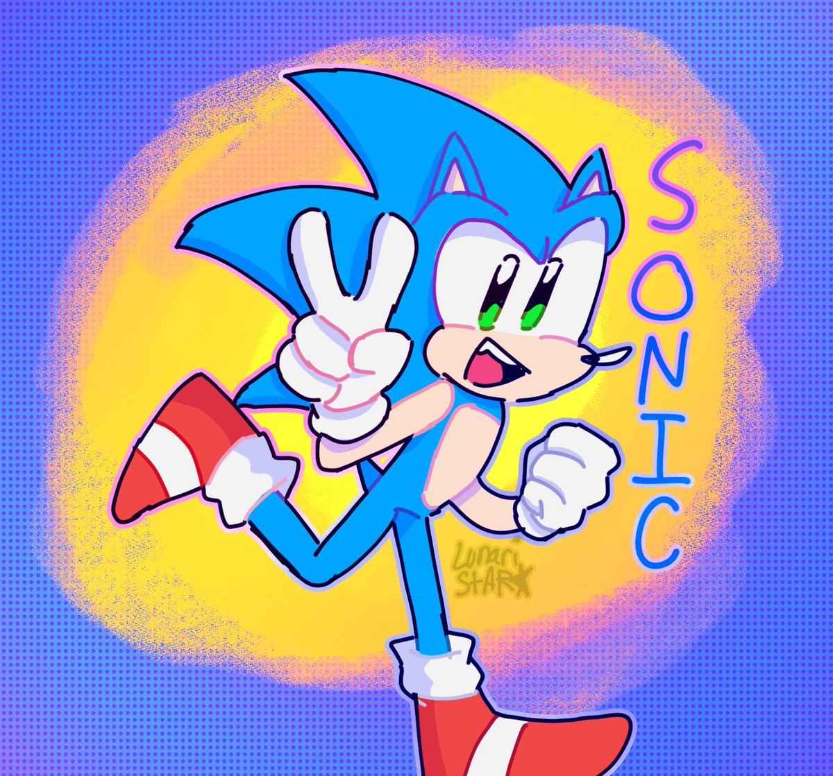 Lunaristar7355's tweet photo. My first csp digital art Yippieβ¨βπππβ
#SonicTheHedeghog #sonicfanart #CLIPSTUDIOPAINT #firstdigitalart #fanart https://t.co/XgSUXElJrM