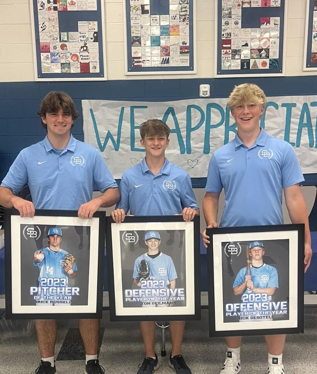 The 2023 season officially came to an end last night at our banquet. We celebrated our 6 awesome seniors and gave out awards for our top performers this spring. 

So proud of our young men in this program!! 

We put everything into the season that we had……No Regrets!  #family