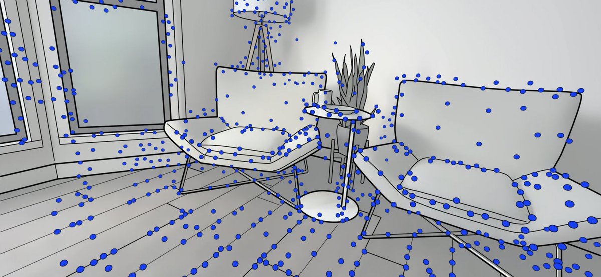 Dilmerv's tweet image. WorldAnchors with Apple Vision Pro are a bit insane, and all that complexity we saw from other platforms (which requires a LOT of code) are eliminated. 

👉 Apple will persist your anchors automatically and a map is built in real-time for you, it will recognize your location and…