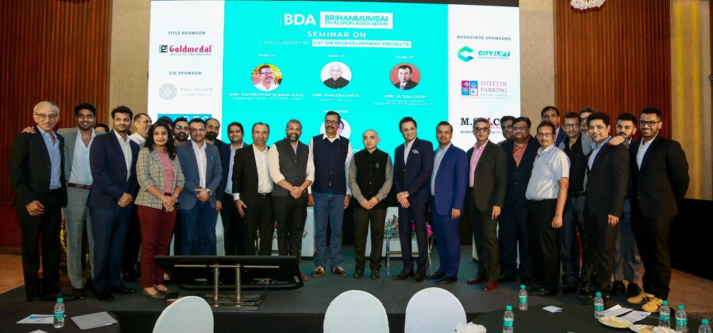 We hope everyone who attended  BDA's seminar on 'Applicability of GST on rehab area in redevelopment projects' with Shri Radheshyam Sharma,Commissioner,CGST,Audit-III as Guest Speaker, had a great learning experience. Keep following us for more such insightful events.@cbic_india