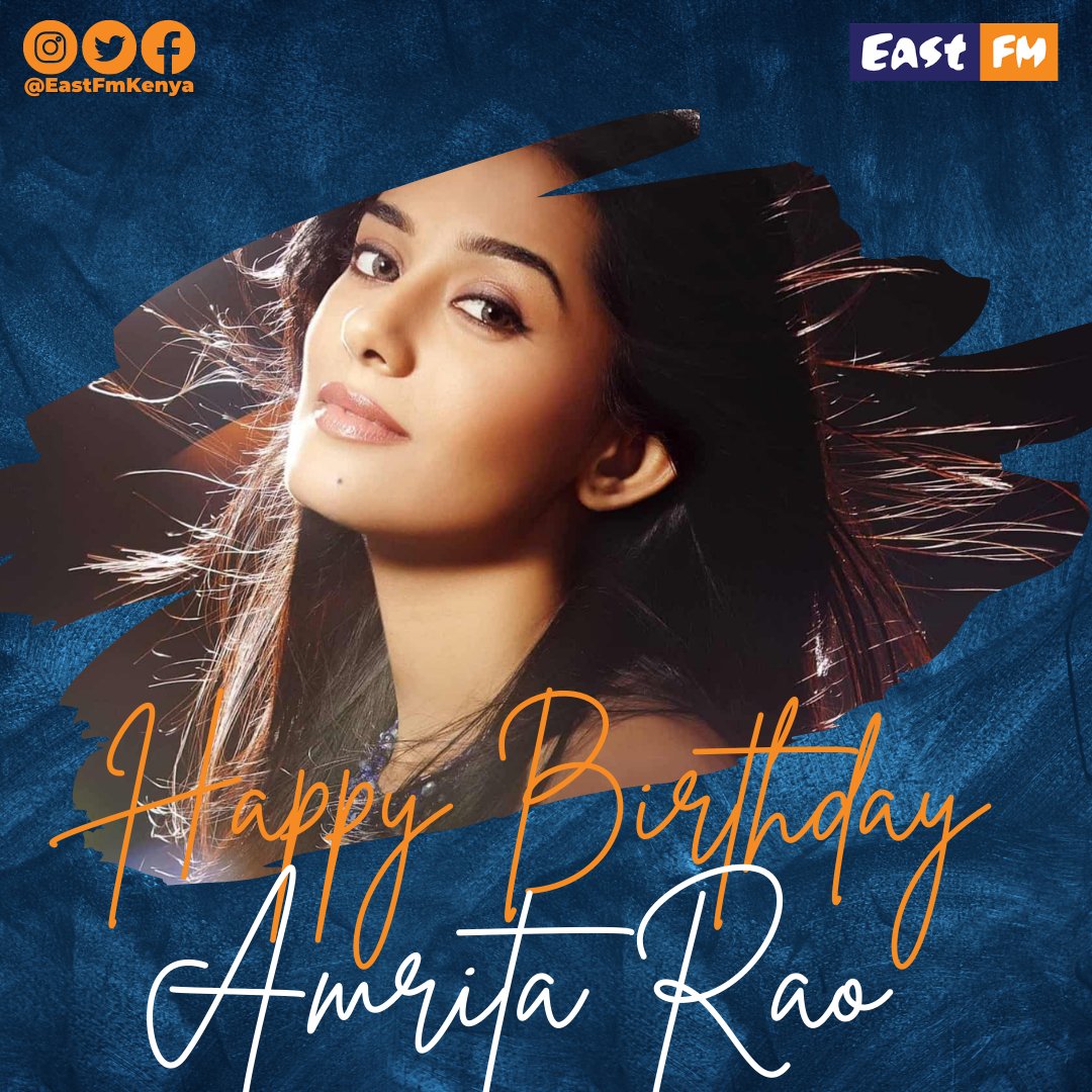 Happy Birthday Amrita Rao...More Life And More Blessings.  
