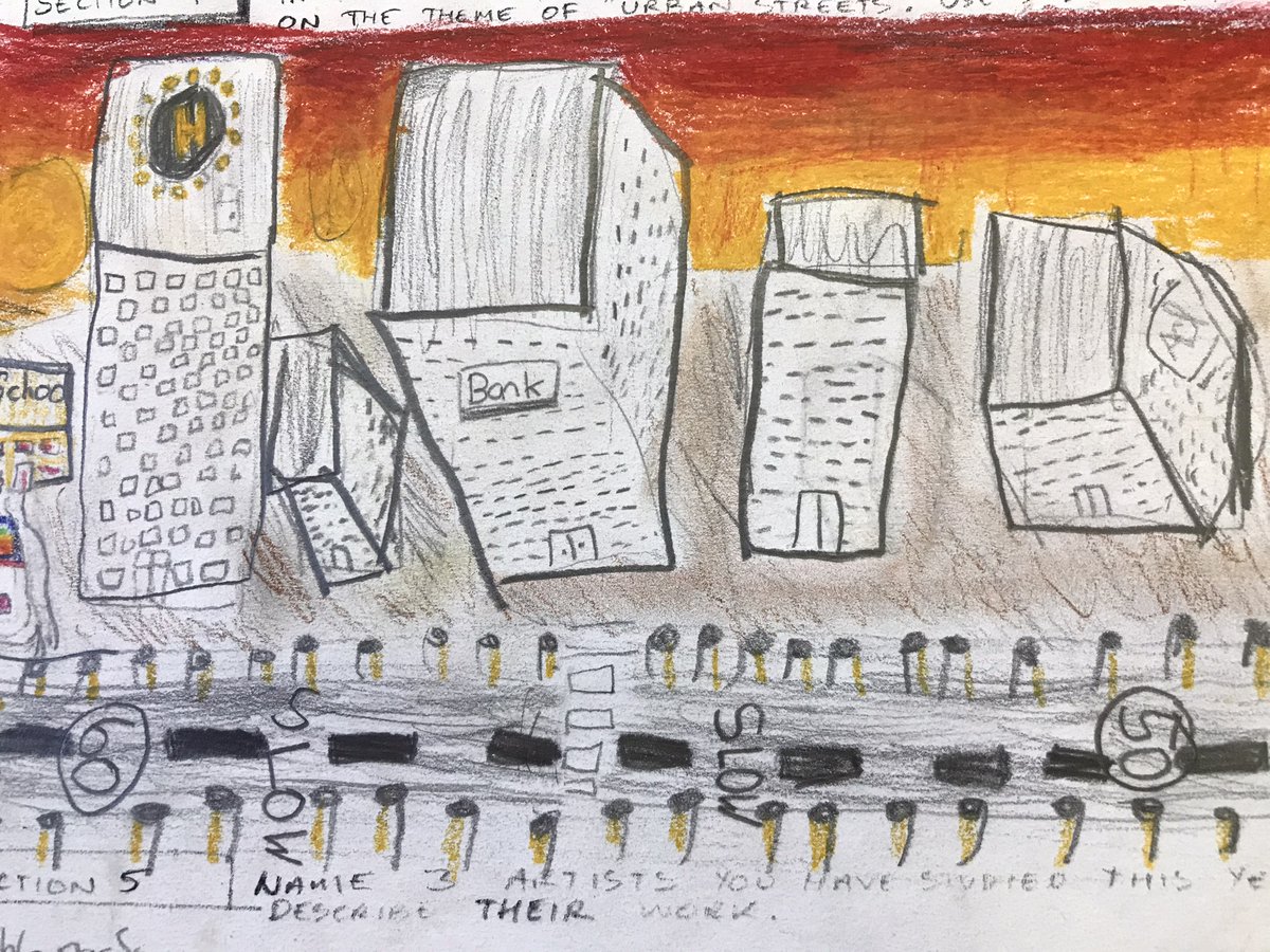 Amaia_Movie's tweet image. So happy to be impressed by the level of invention and vision shown in the &quot;Urban Landscape&quot; sketch studies made during the Year 8 art test. #Year8Art #Visualisations #ArtisticDevelopments #ArtIdeas #HappyArtTeacher