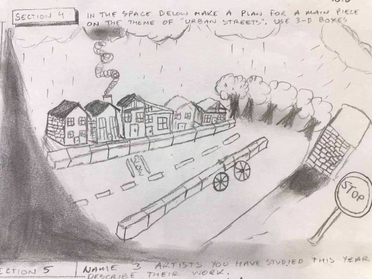 Amaia_Movie's tweet image. I&apos;m always trying to teach inventiveness &amp;amp; personal response, so was happy to be impressed by the level of imagination &amp;amp; vision shown in the &quot;Urban Landscape&quot; studies made during the Year 8 art test. #Year8Art #Visualisations #ArtisticDevelopments #ArtIdeas #HappyArtTeacher