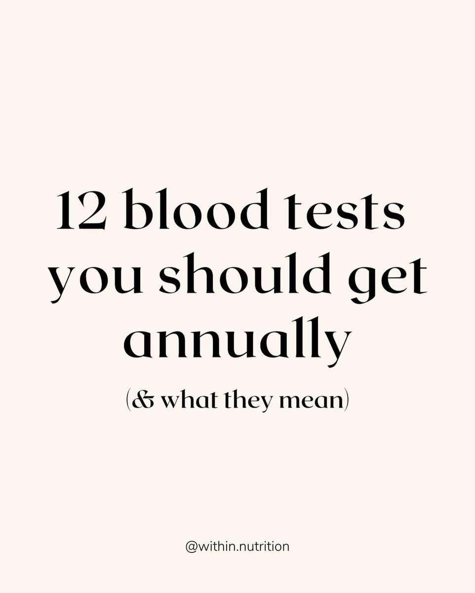 12 blood tests you should get annually (and what they mean?
