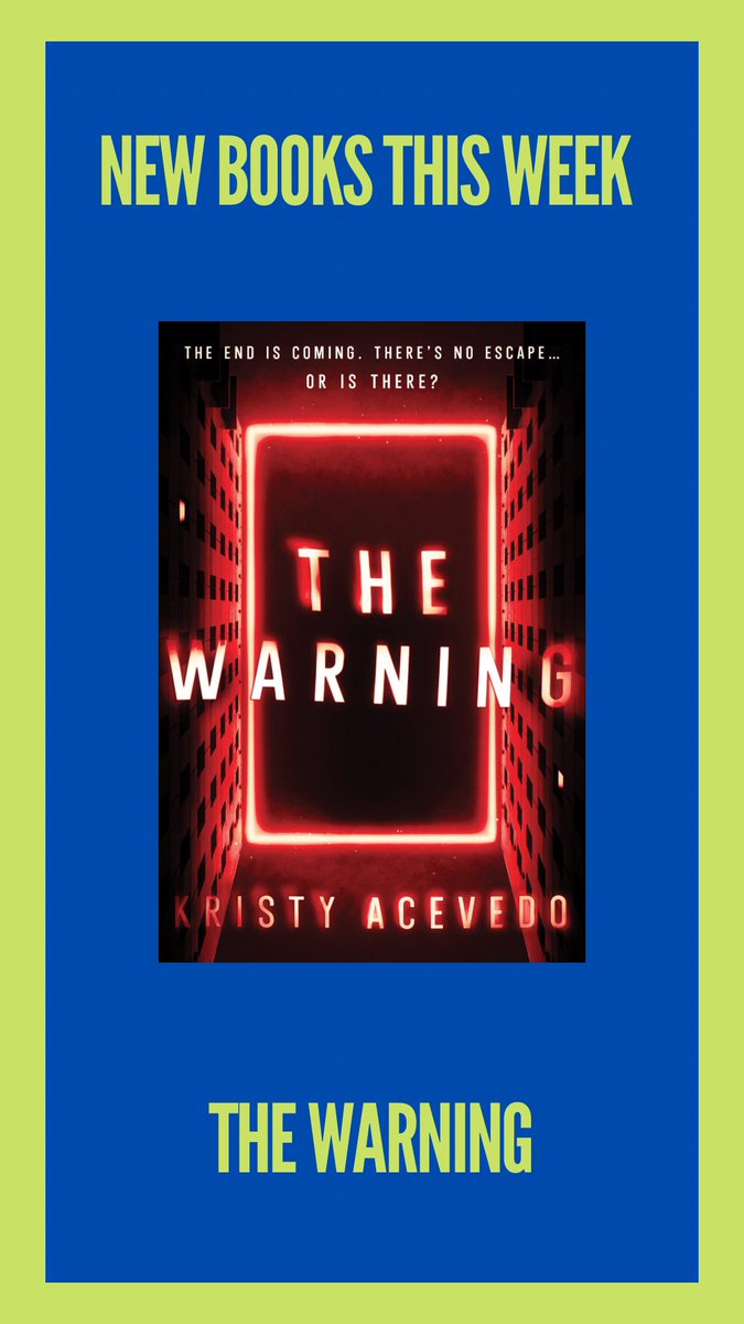 #newbooktuesday The Warning by @kristyace (@SourcebooksFire)