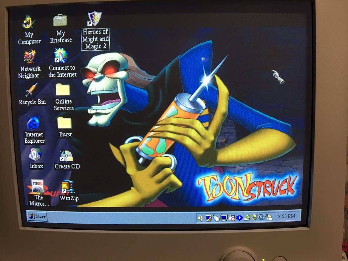 TheColdBoot's tweet photo. #Toonstruck #TimCurry Did you ever get the #WindowsPlus! themes from #Burst back in the day?
#FluxWildly #ChristopherLloyd https://t.co/btpPosVAEE