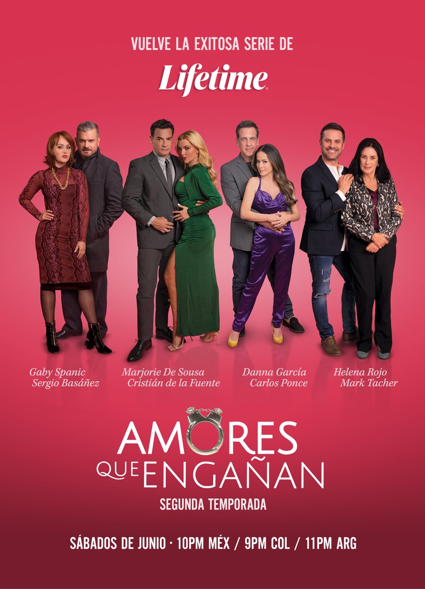 UniversLA's tweet photo. Serie #AmoresQueEngañan regresa a #Lifetime con una nueva temporada

Estos nuevos episodios serán protagonizados por un talentoso elenco: @DannaGarcia, @PonceCarlos1, @MarjoDSousa, @iamdelafuente, @MarkTacher, @gabyspanic, entre otros. 

Más detalles 🔗 https://t.co/t9JI7HQfJf https://t.co/5lmaPBH7cR