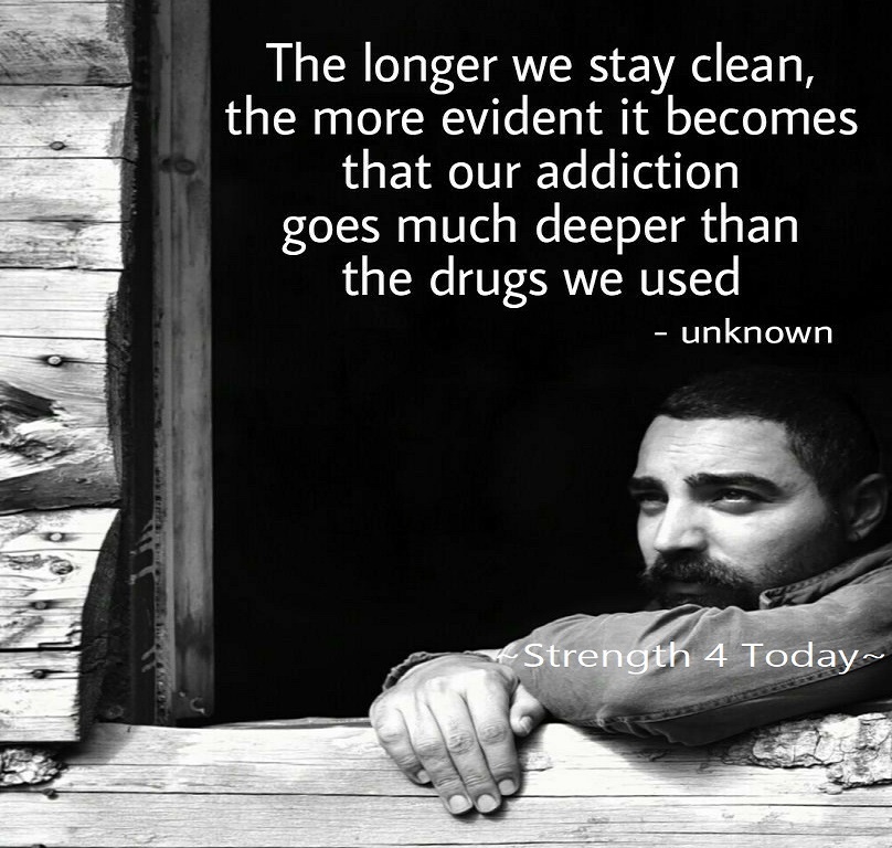 Strengthfor2day's tweet photo. The Longer We Stay Clean,
The More Evident It Becomes
That Our Addiction Goes Much Deeper
Than The Drugs We Used.
-- Unknown
#Sobriety #Addiction #Time #TimeHeals #TimeExposes #Awareness #RecoveryPosse #Strengthfor2day https://t.co/aRv3ffcXyo