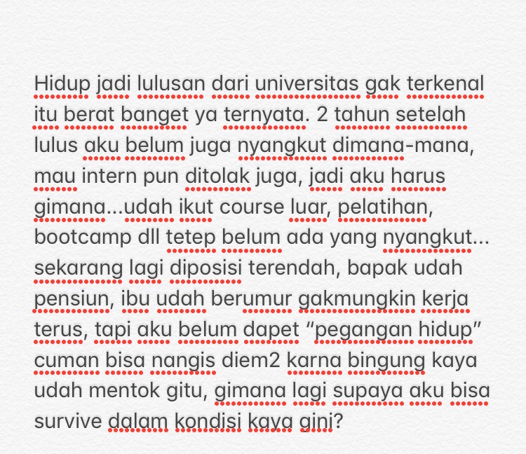 worksfess's tweet photo. work! maaf kalau aku curhat pagi2 https://t.co/87RhrcyHTI