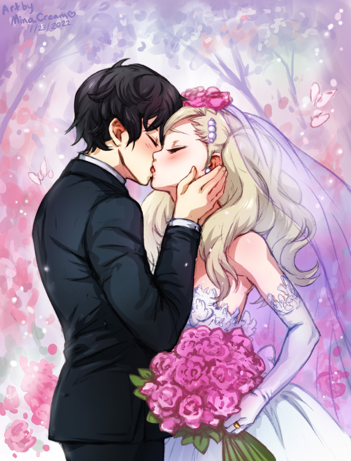 #822 Ann x Ren Wedding Kiss (Persona 5) #shuann