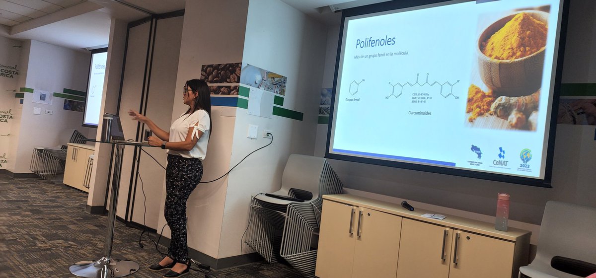 Robvegabaudrit's tweet photo. Hoy en el evento POTENCIAL DE LA CÚRCUMA, Procomer, LANOTEC, entre otros expositores estuvo la Dra Andrea Araya del LANOTEC CENAT. #Lanotec #nanotecnologia #cenat #biotecnología #Nanotecnología https://t.co/UFi5pN8W4z