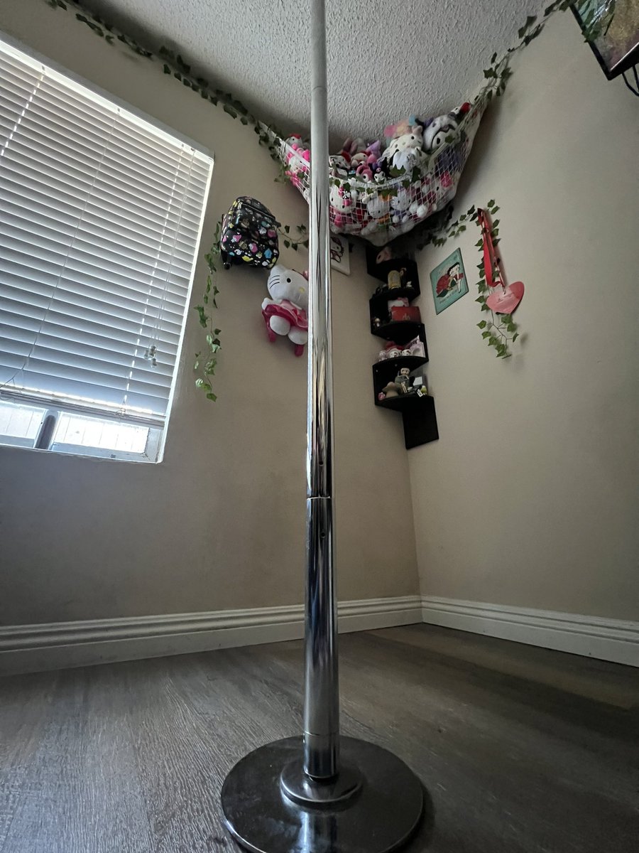 _melissacastle's tweet photo. Bc my boyfriend finally set up my pole for me 🥰 https://t.co/zQ3PEnWrfH