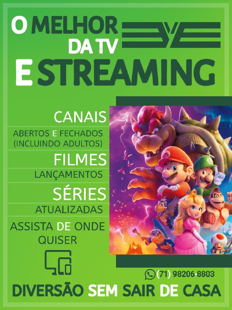 Para quem que assistir, séries, filmes e tv ao vivo em 1 só lugar, chama que tenho teste para provar que funciona.