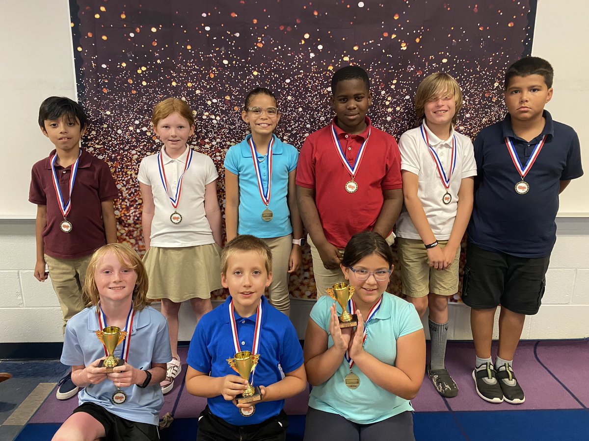 Mrs_EHall's tweet photo. These groups of kiddos did a wonderful job and worked hard during their noetic math competition. @CCPSMathDept @LelyLionsRoar https://t.co/SlJIe5DOz7