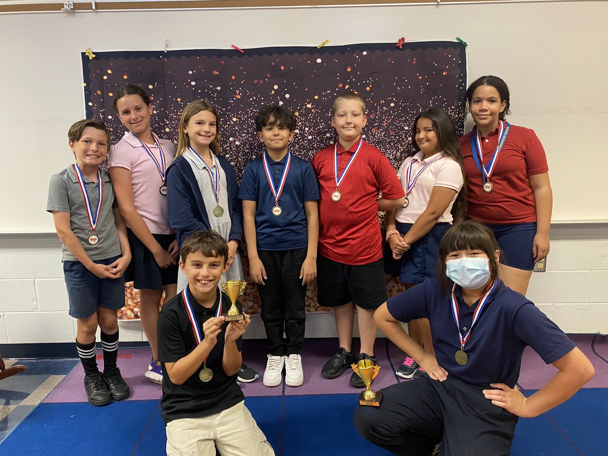 Mrs_EHall's tweet photo. These groups of kiddos did a wonderful job and worked hard during their noetic math competition. @CCPSMathDept @LelyLionsRoar https://t.co/SlJIe5DOz7