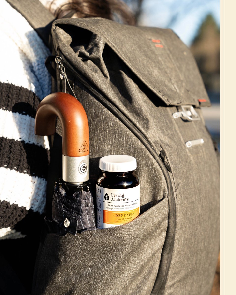 Going somewhere? Bring 𝐃𝐄𝐅𝐄𝐍𝐒𝐄 with you!

Your protection against that post-weekend-away cold. Filled with a fermented blend of organic garlic, oregano, thyme, ginger and cloves pus organic shiitake mushroom: it's our whole food source for daily immune support.