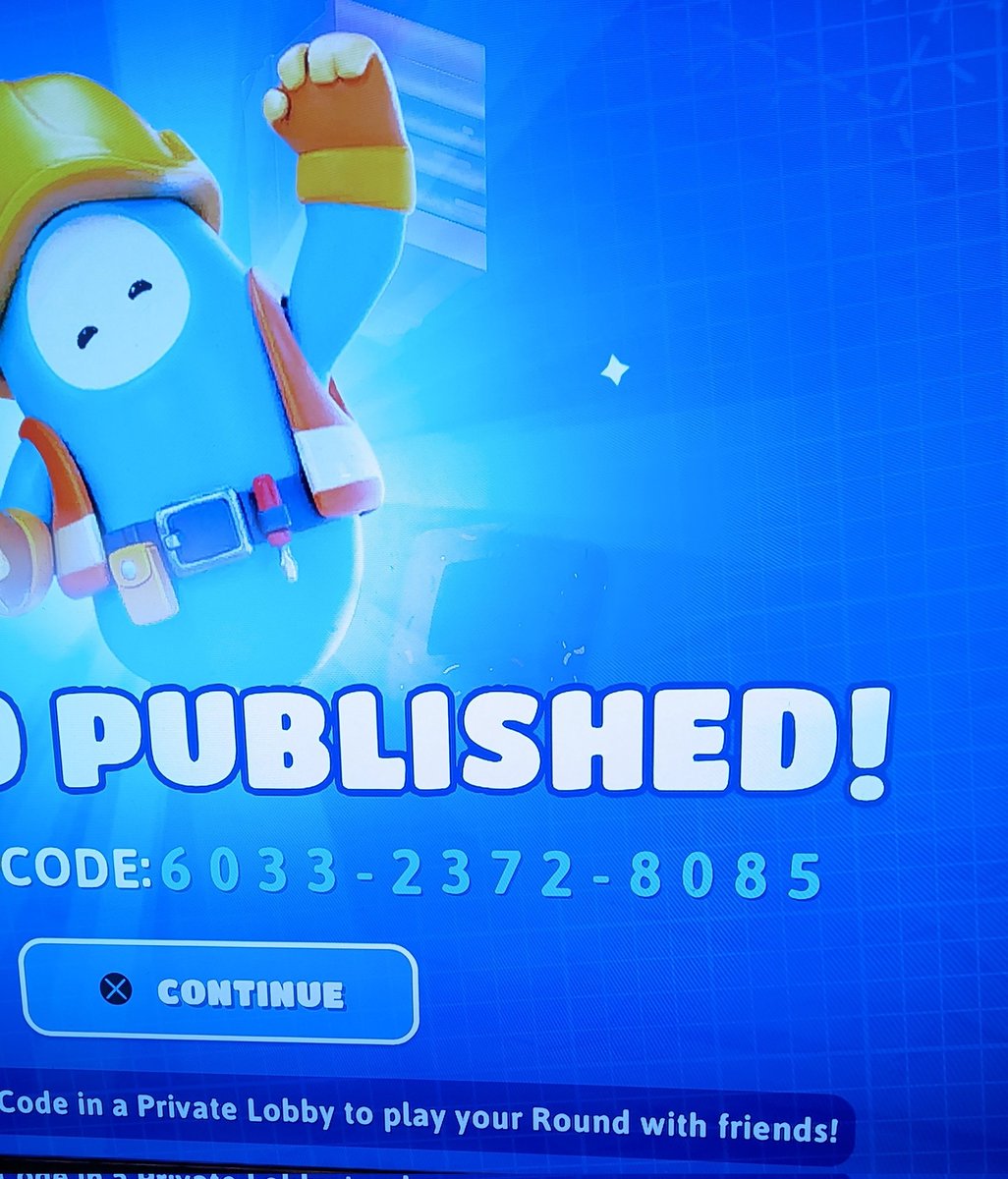 VintageJerm's tweet photo. My son made a #FallGuys course here's the share code... Have fun #PS4 https://t.co/pEwDhBufpe