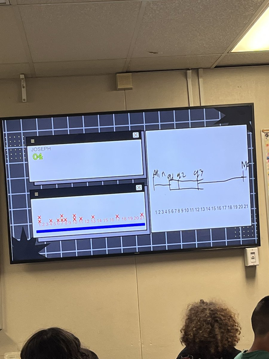 LisaLop40562397's tweet image. Ending the year with a statistical question, data, and box plots to determine the mean, median, mode, average, quartile 1, quartile 2, and quartile 3 to determine the big idea or typical number of a general population being tested. Great Job scholars! #BSDgate