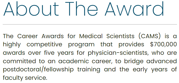 BrighamRadOnc's tweet photo. 🥼🔬 @HarvardRadOnc resident and physician scientist Diana Shi MD received the very prestigious Burroughs Wellcome Fund Career Award for Medical Scientists (CAMS)! Congratulations! https://t.co/skvN5lzPFc