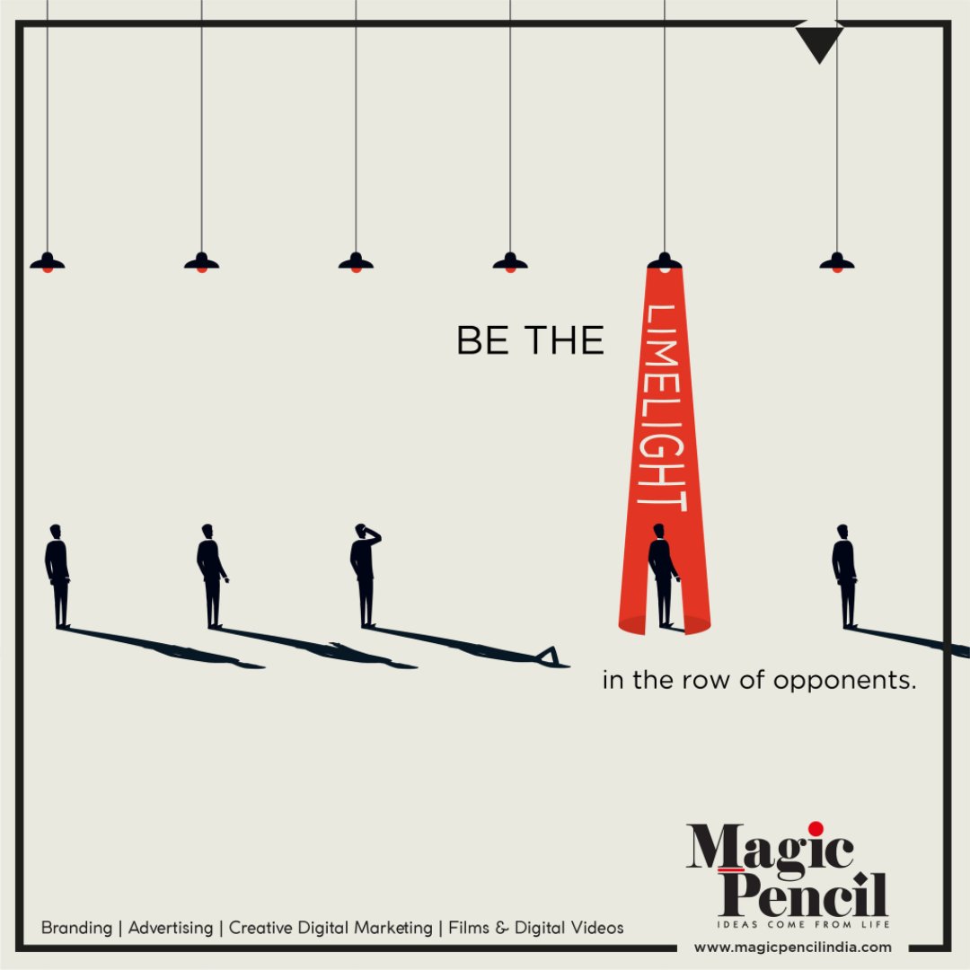 Let yourself shine like beam of light on the stage that brighten ups your business.
To know more visit us on:
magicpencilindia.com
Call at +919810849267
#magicpencilindia #magicpencil #magic #pencil #creativeagency #brandingagency #branding #Creative #limelight