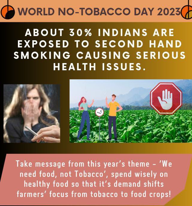 Every year #WorldNoTobaccoDay is celebrated to give the message to the people that tobacco is very injurious to health. Saint Gurmeet Ram Rahim Ji also made people aware that by continuously practicing meditation, you can leave tobacco and other drugs. #WorldNoTobaccoDay2023